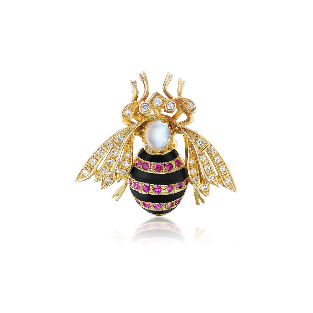 Moonlit Bee Pin/Pendant