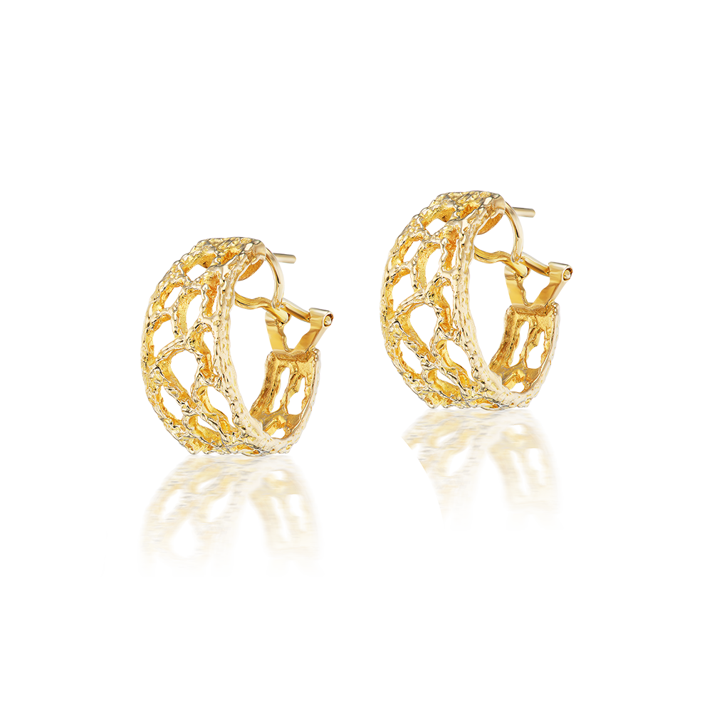 Honeyed Hive Hoops